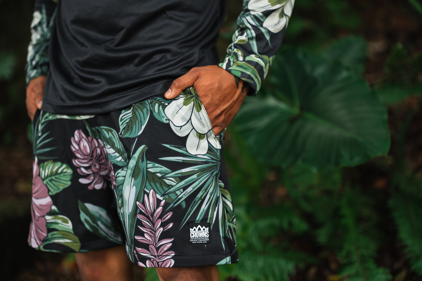 Mesh Shorties - Tropical Ginger Shell