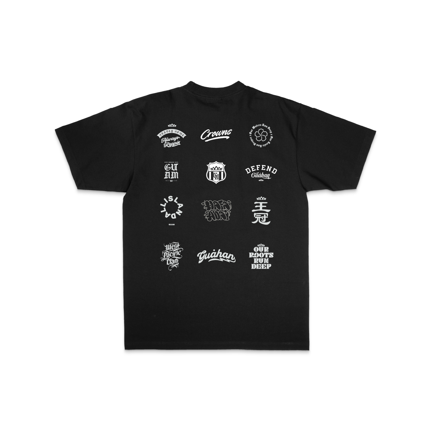 Logo Mob Kids Tee - Black w/ White