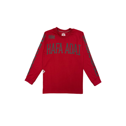 Hafa Adai Laurel L/S Tee - Red