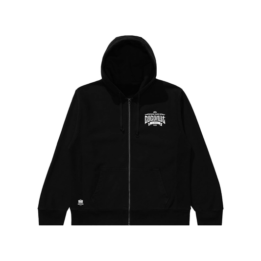 BangBang Coconut Gang Kids Zip Up Hoodie - White w/ Black