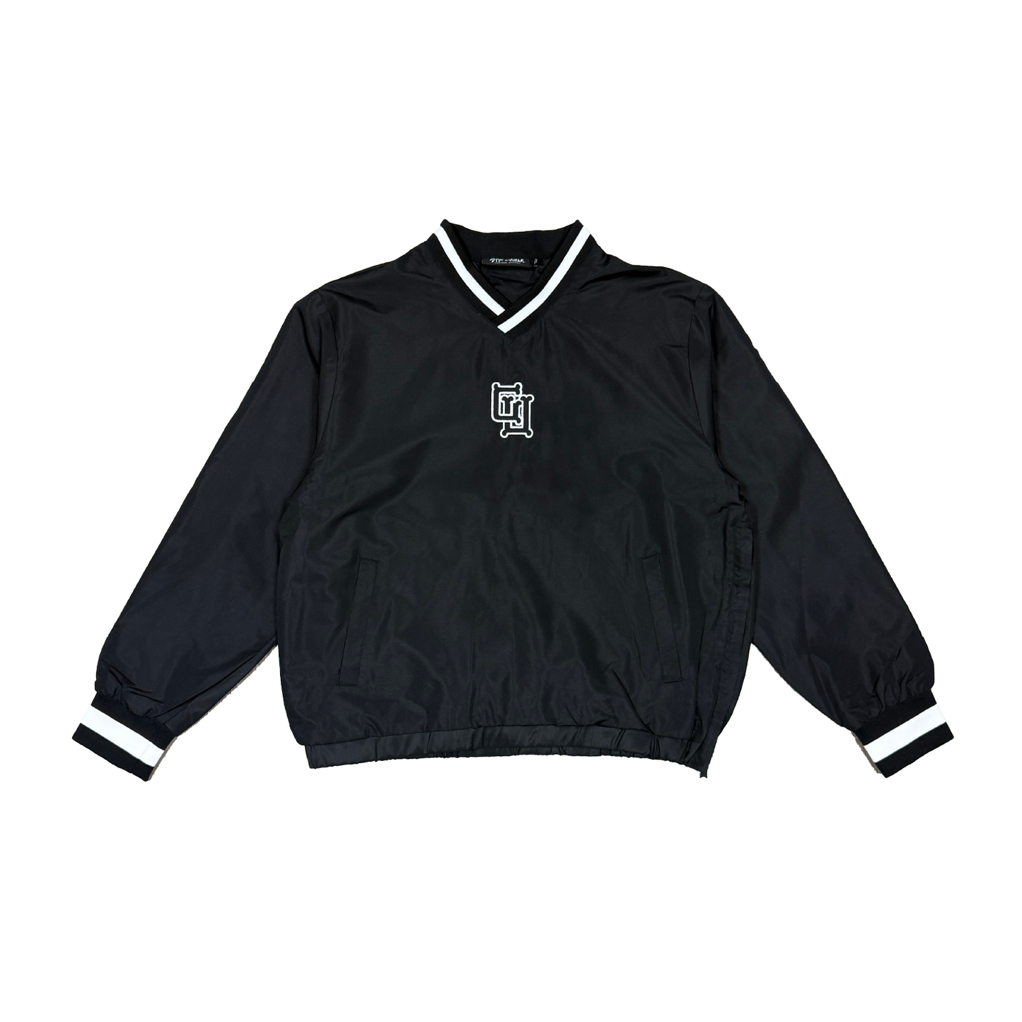 GU Bones Warmup V-Neck Windbreaker - Black