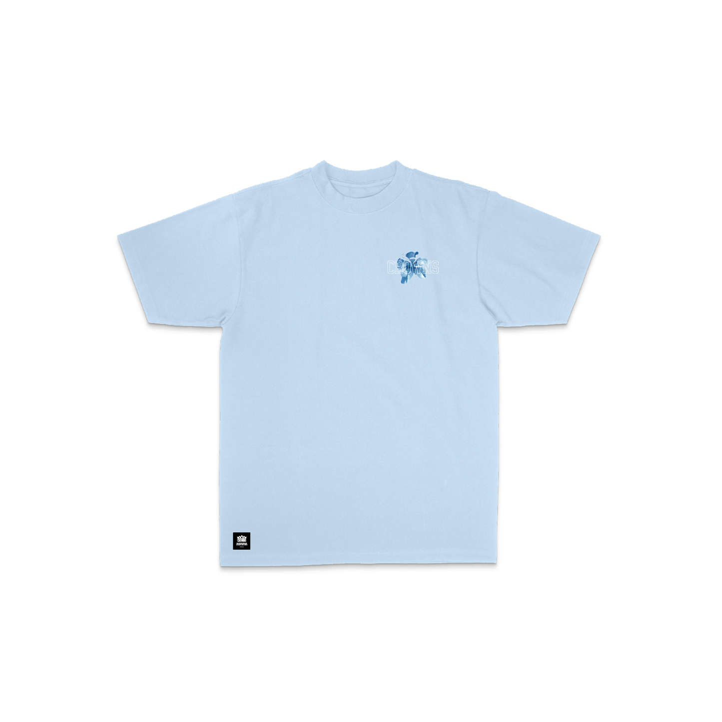 Collegiate Bloom Tee - SkyBlue