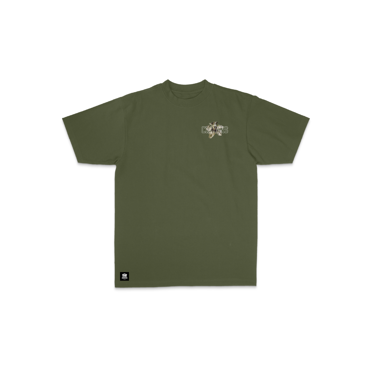 Collegiate Bloom Tee - Olive
