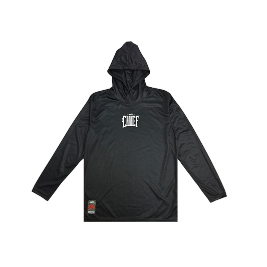 Chief Legends Drifit L/S Hoodie - Black