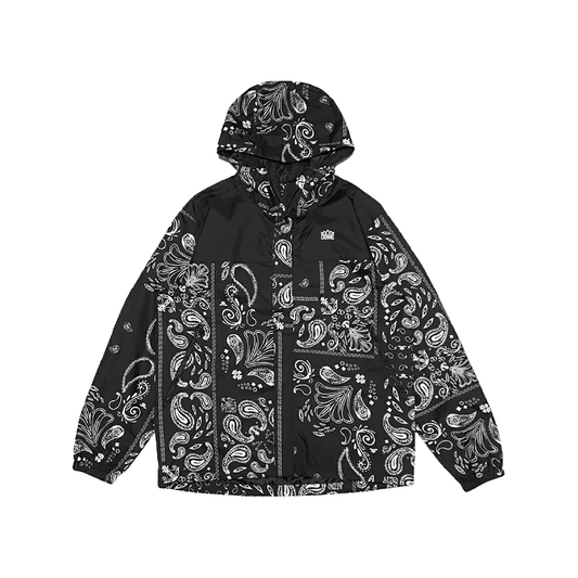 Solo Logo Windbreaker -Black Paisley
