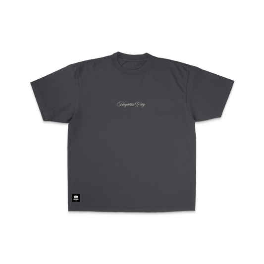 Hagatna City Premium Logo Tee- Asphalt