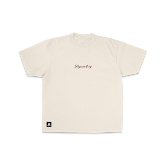 Hagatna City Premium Logo Tee- GoldTouch