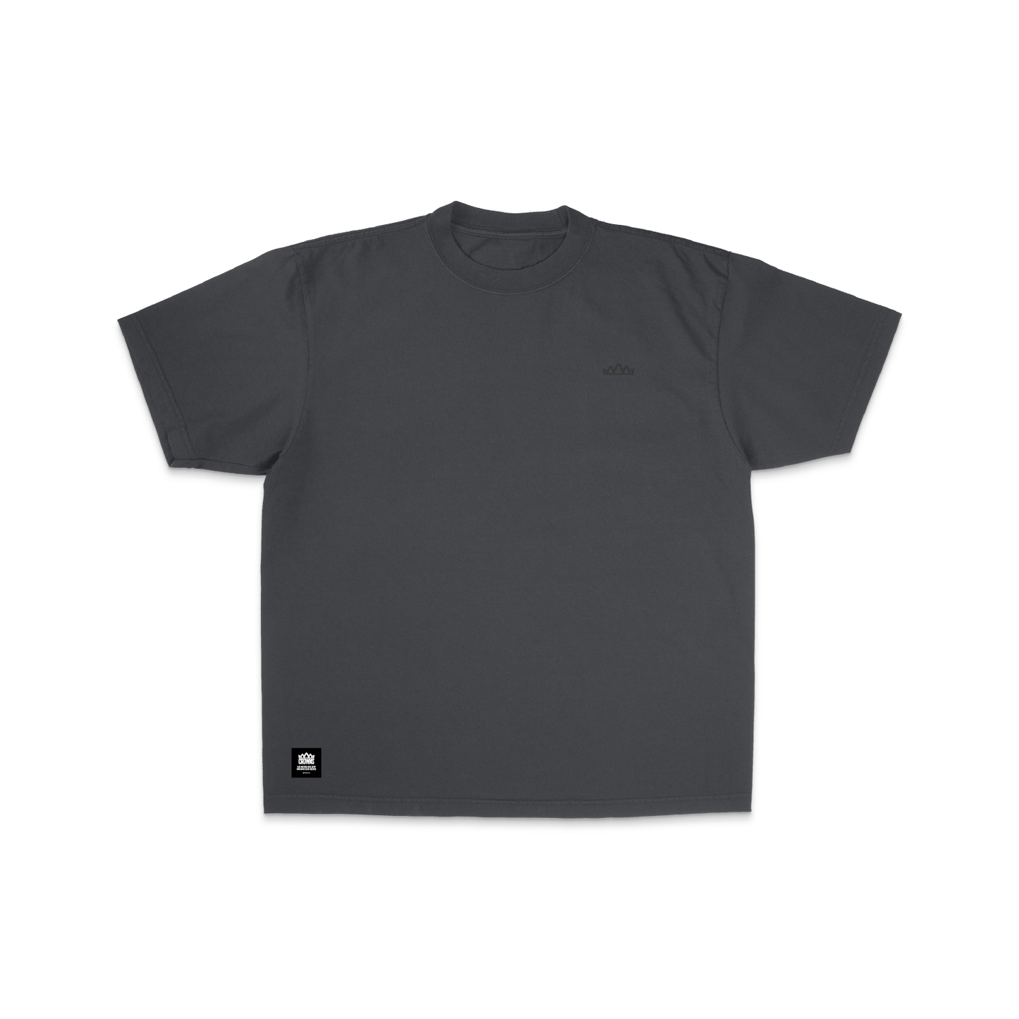 Premium Logo Tee- Ash Black