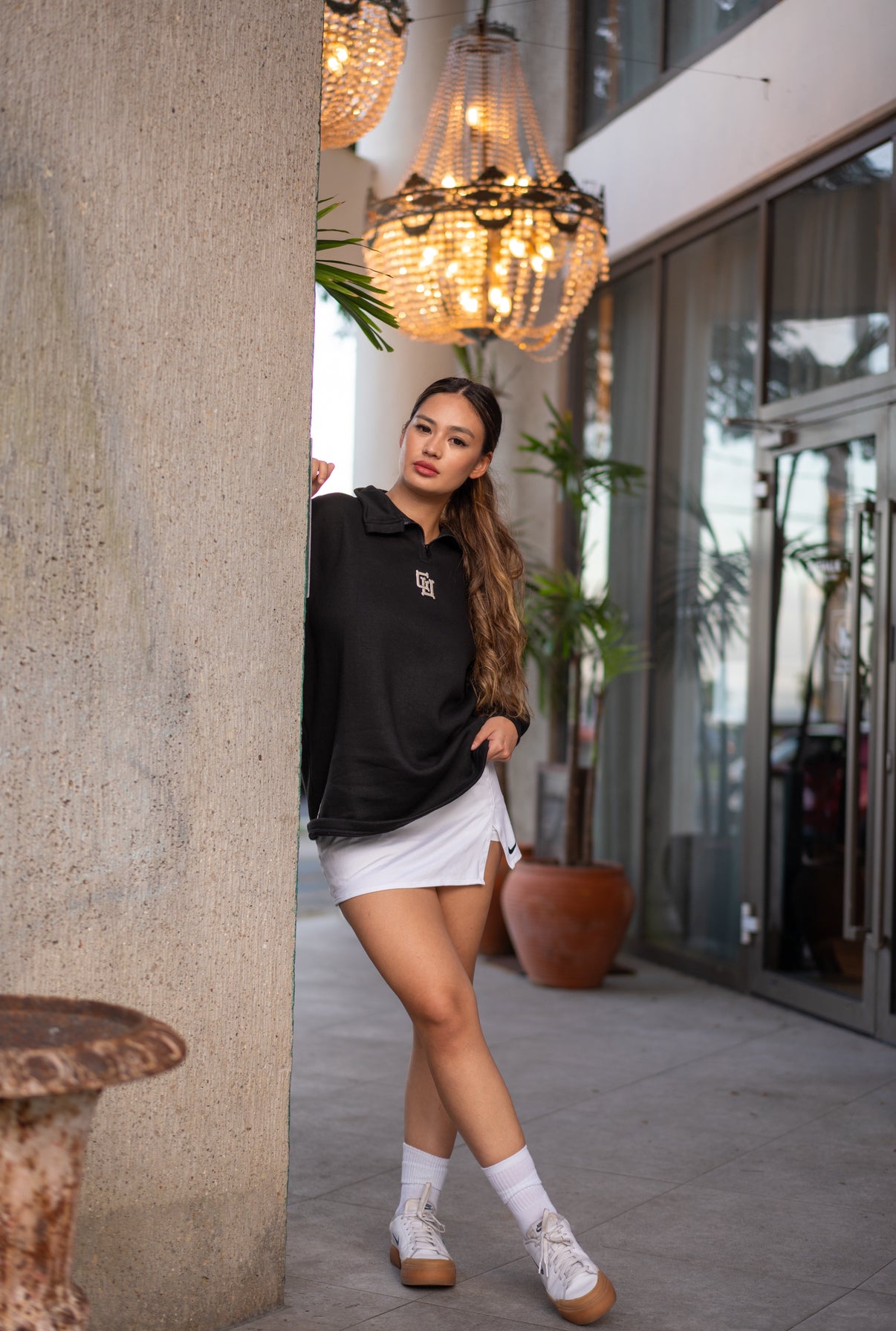 GU Bones Fleece 1/4 Zip- Black Coal