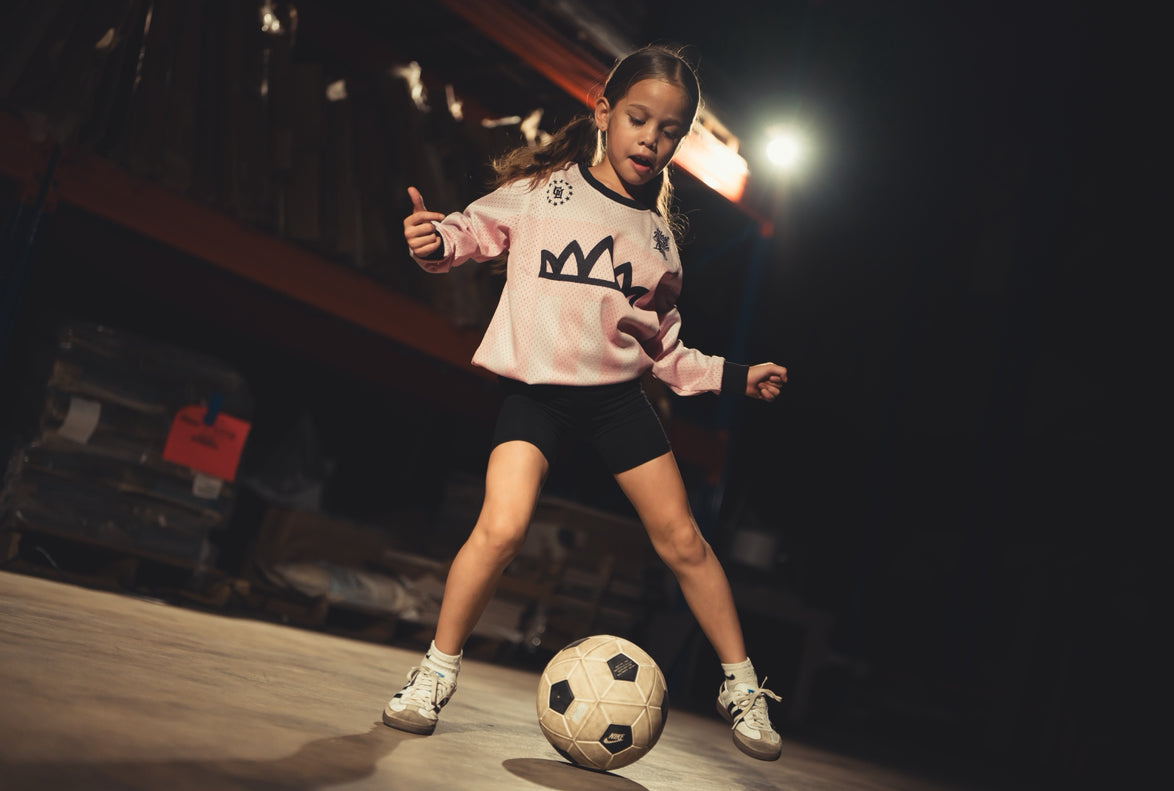 Inter Miami Youth Mesh FC Long-sleeve Soccer Jersey - Pink