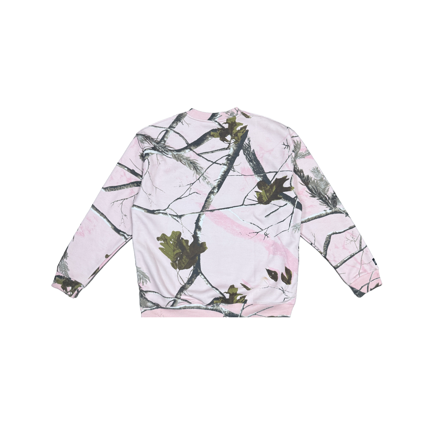 Solo Logo Fleece Crewneck -BlushWood Camo