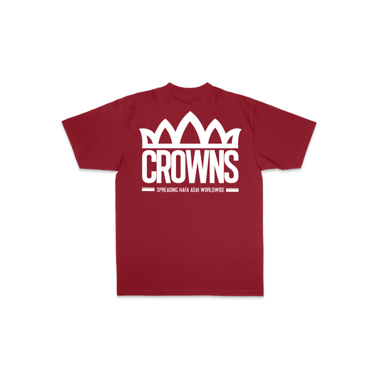 Standard Logo Tee - Red w/ White