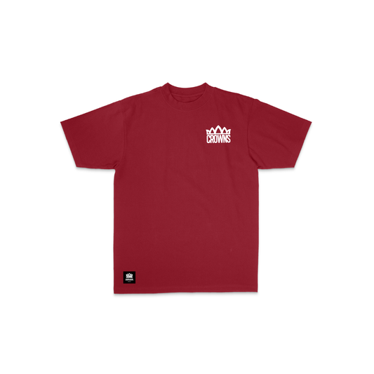 Standard Logo Tee - Red w/ White