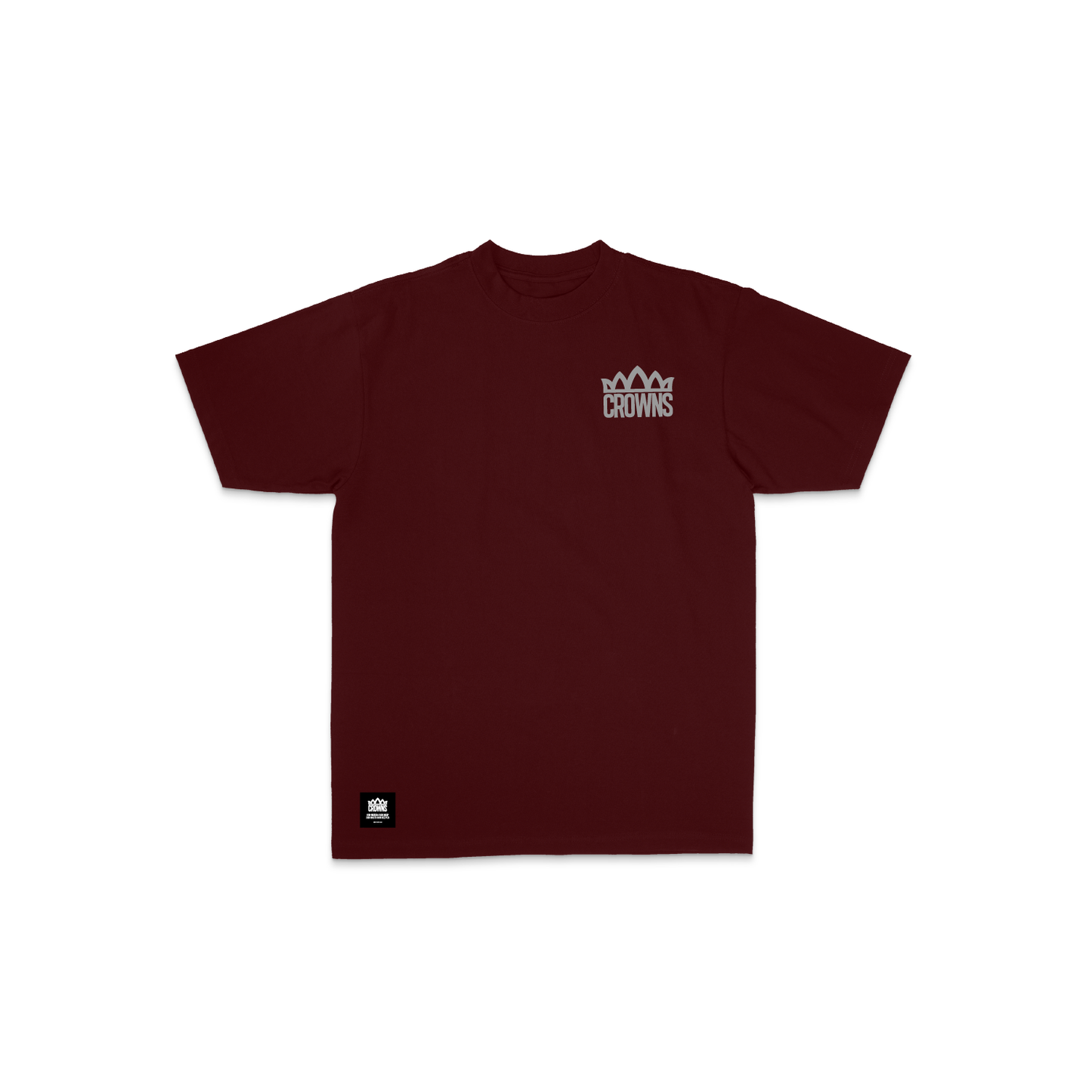 Standard Logo Tee - Maroon w/ Grey