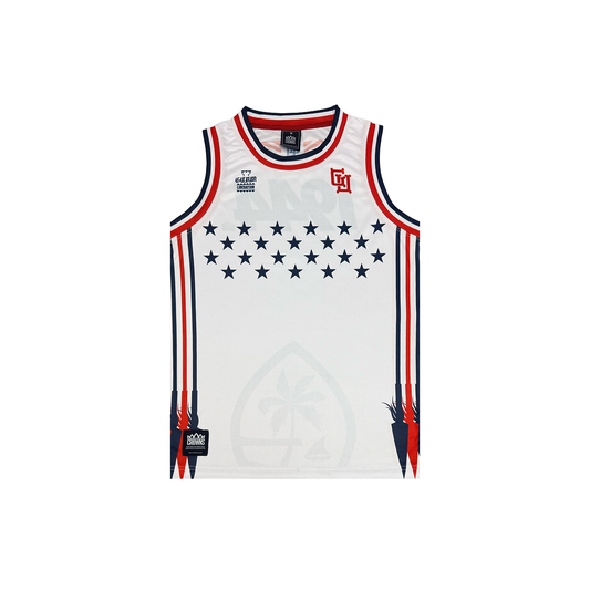 Liberation Jersey Tank - Star Spangled Spear - White