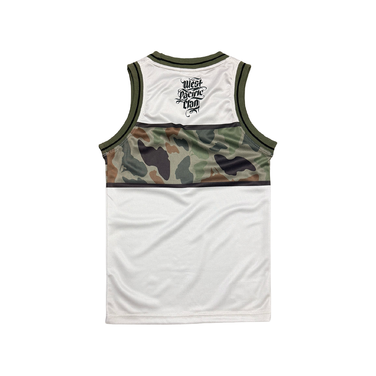 Solo Logo Youth Jersey Tank - Marianas Camo Banner