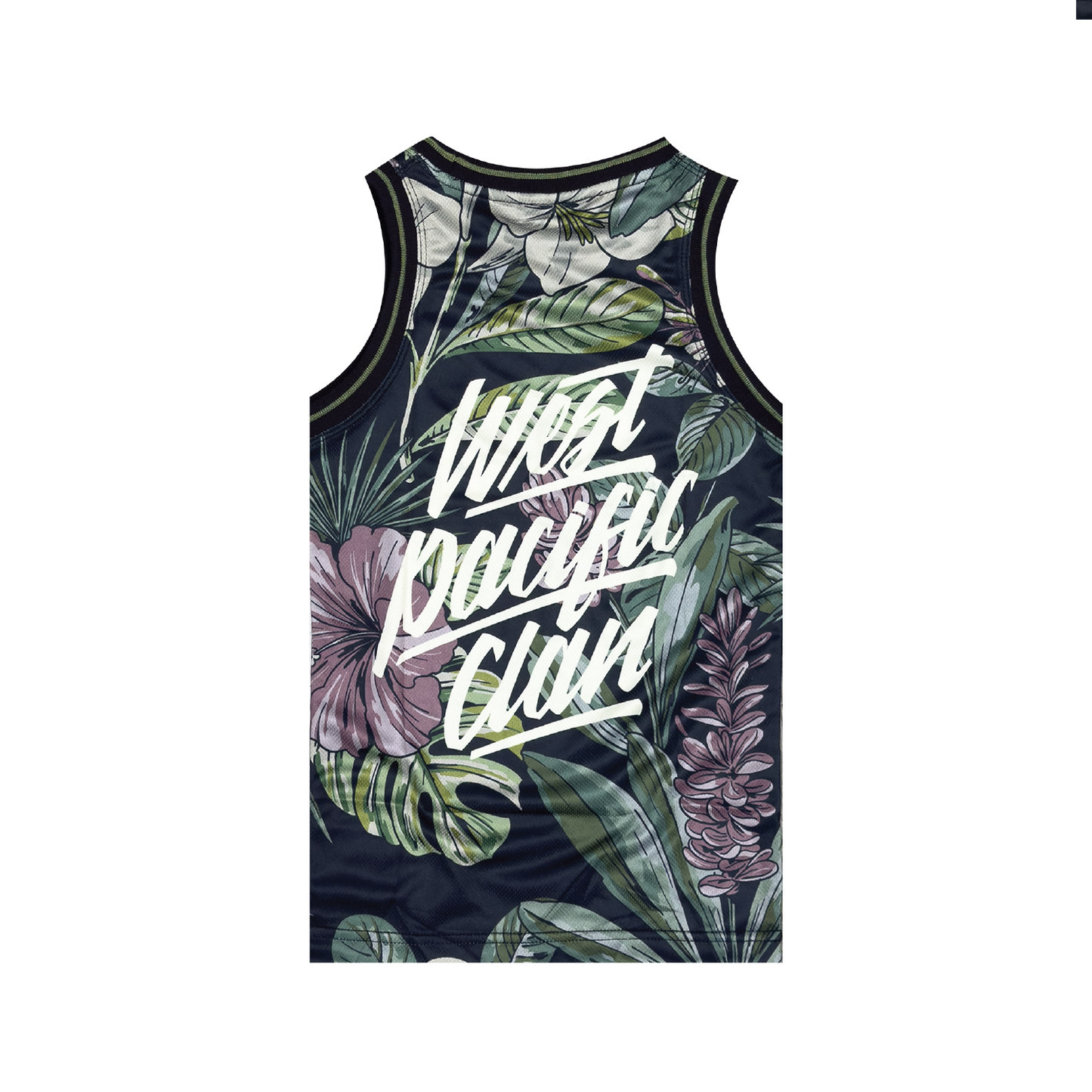 Hafa Adai Kid's Mesh Jersey Tank - Tropical Ginger Shell
