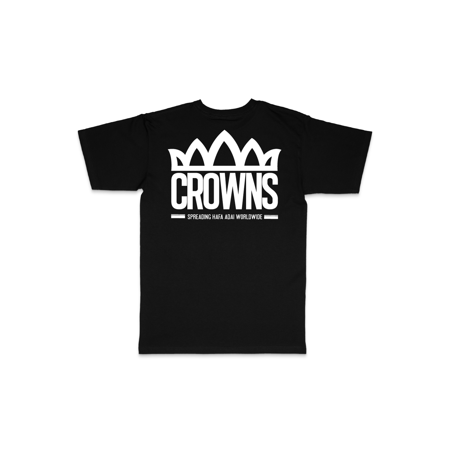 Standard Logo Tee - White on Black