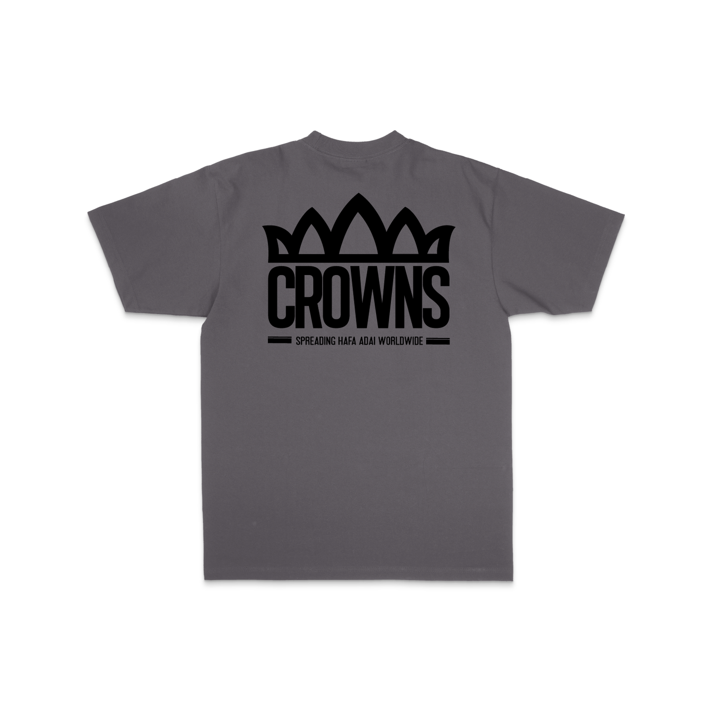 Standard Logo Tee - Asphalt w/ Black