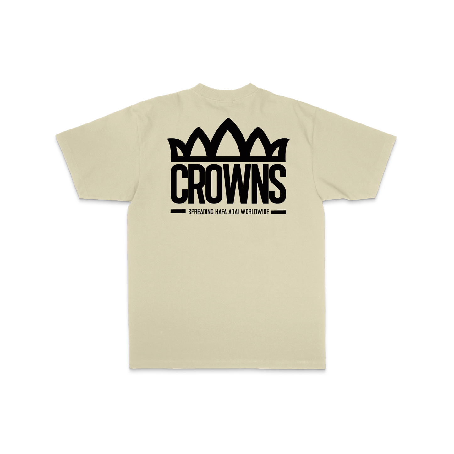 Standard Logo Tee - Cream w/ Black