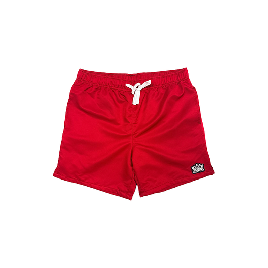 Standard Logo Essential Shorties- Red