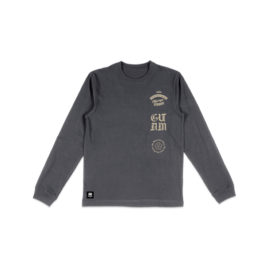 Hardly Home Banner L/S Tee - Cream on Shadow