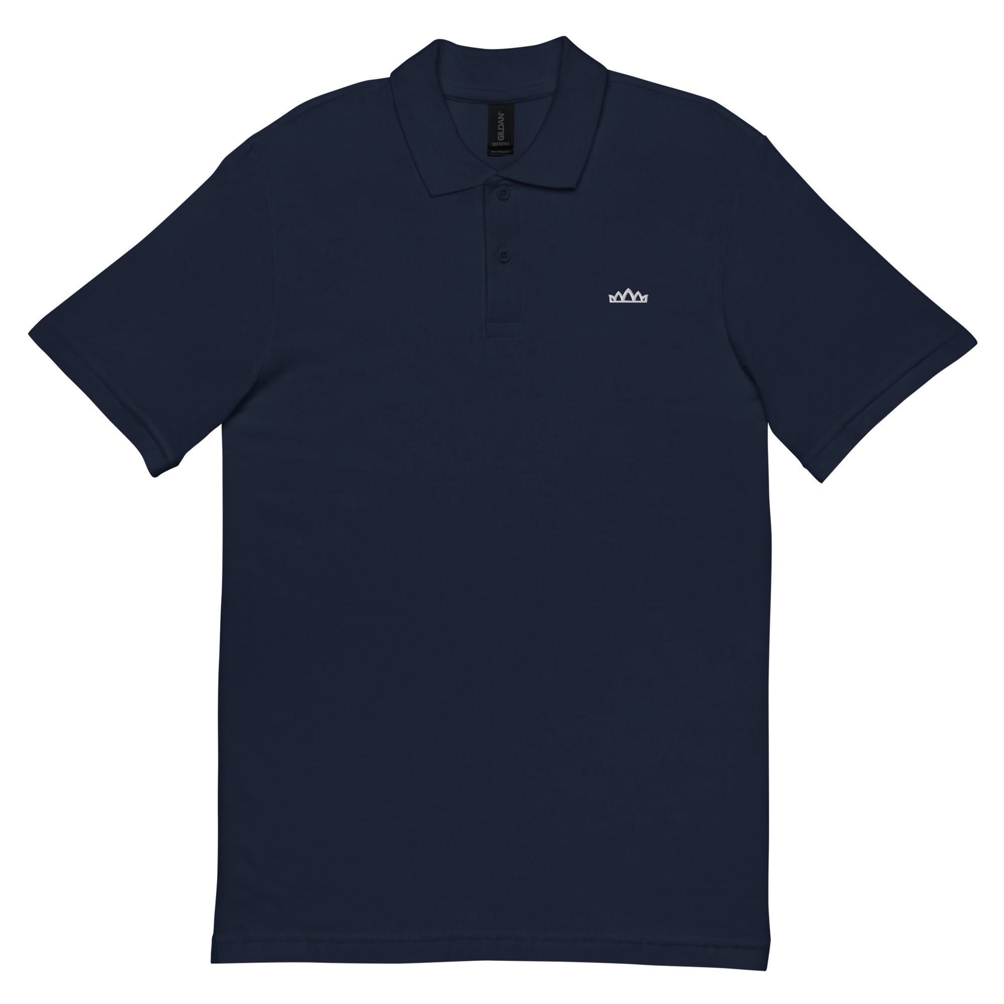 Polo shirt with crown logo sale