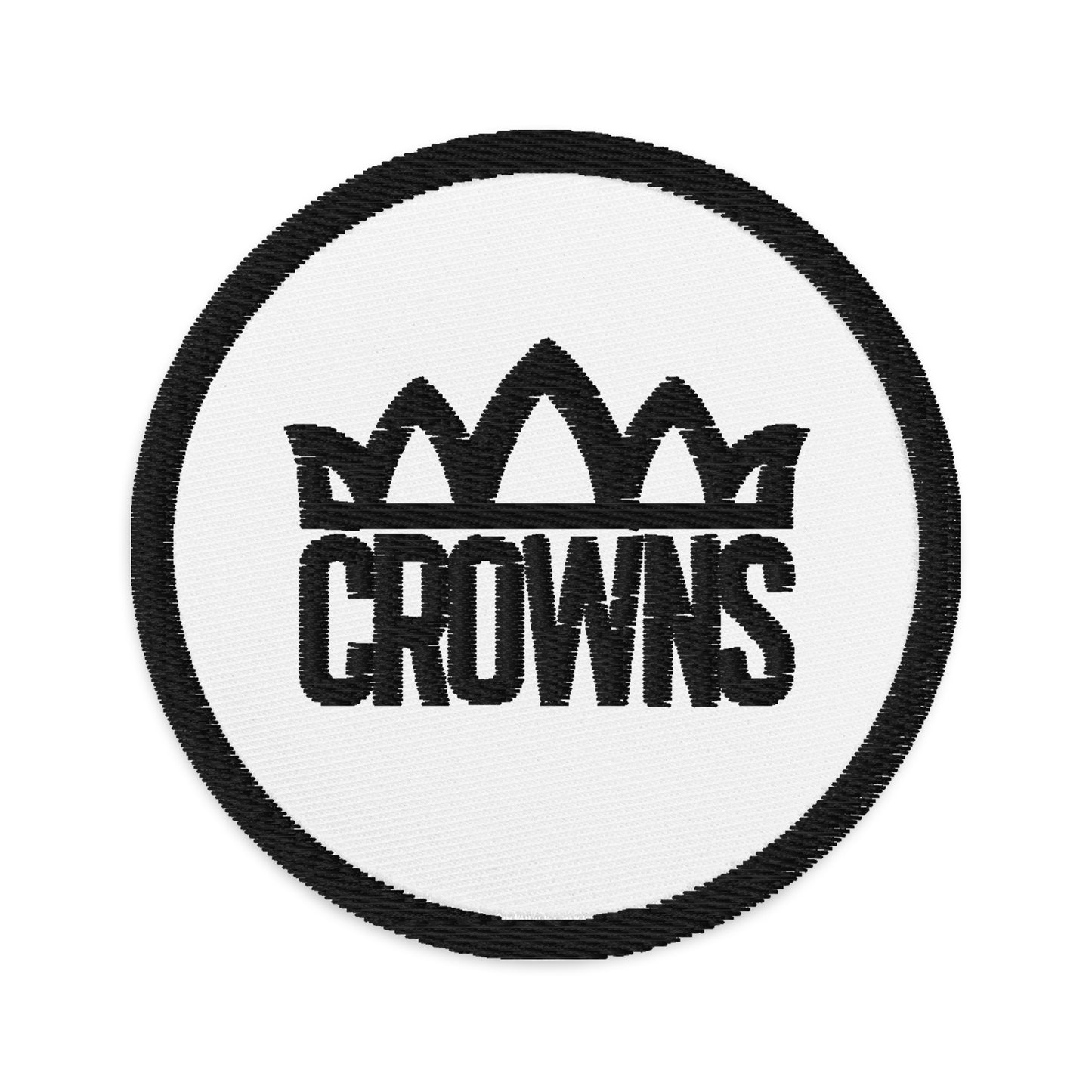 Crowns Embroidered patch (Made to Order)