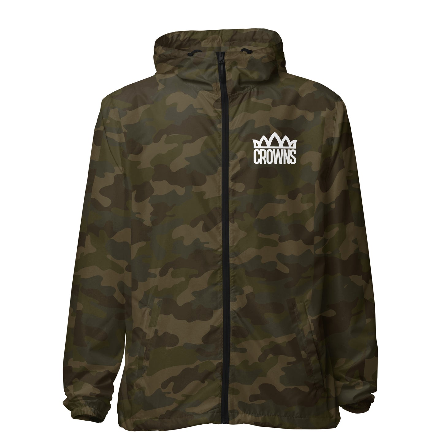 Logo lightweight zipup windbreaker: Camo (Made to Order)