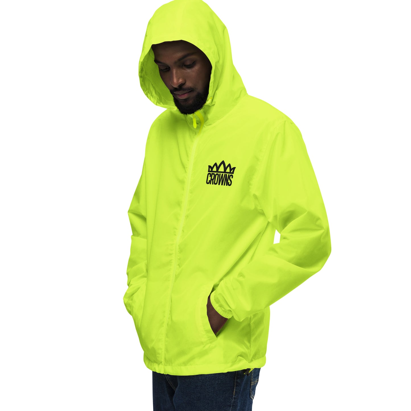 Logo lightweight zip-up windbreaker: Volt (Made to Order)