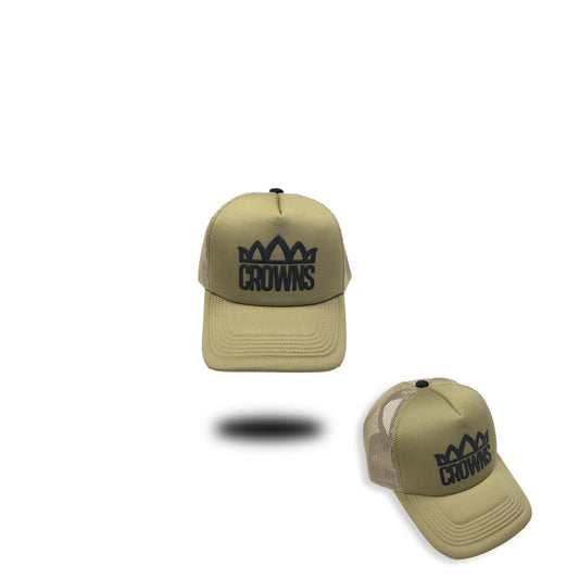 Standard Logo Trucker Hat- Husk Beige