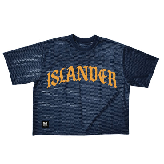 Islander Mesh Tee - Navy