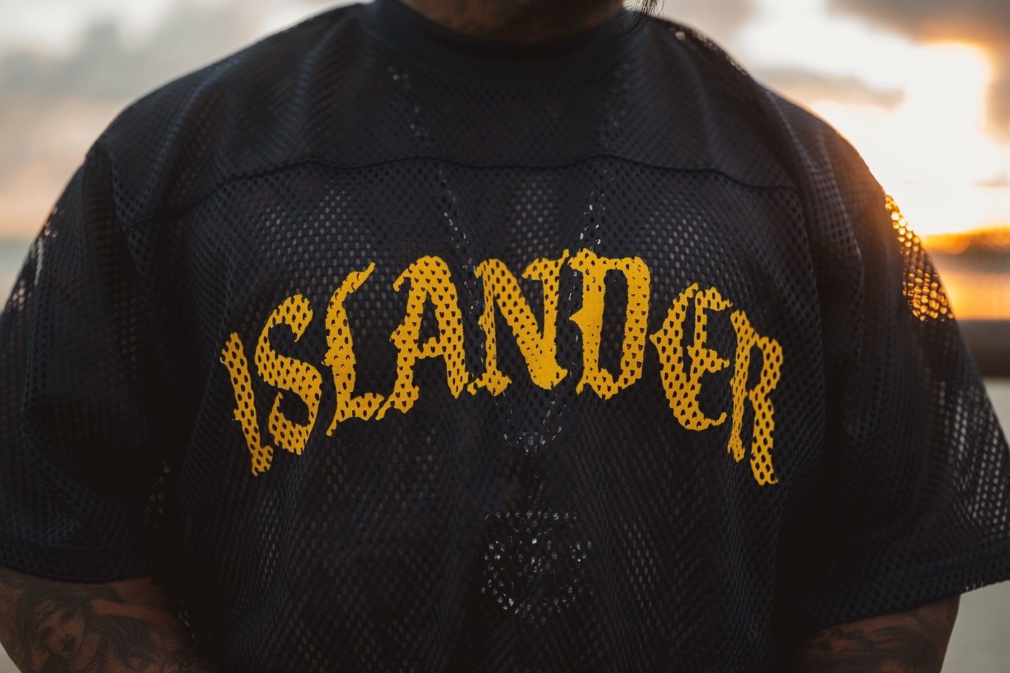 Islander Mesh Tee - Navy