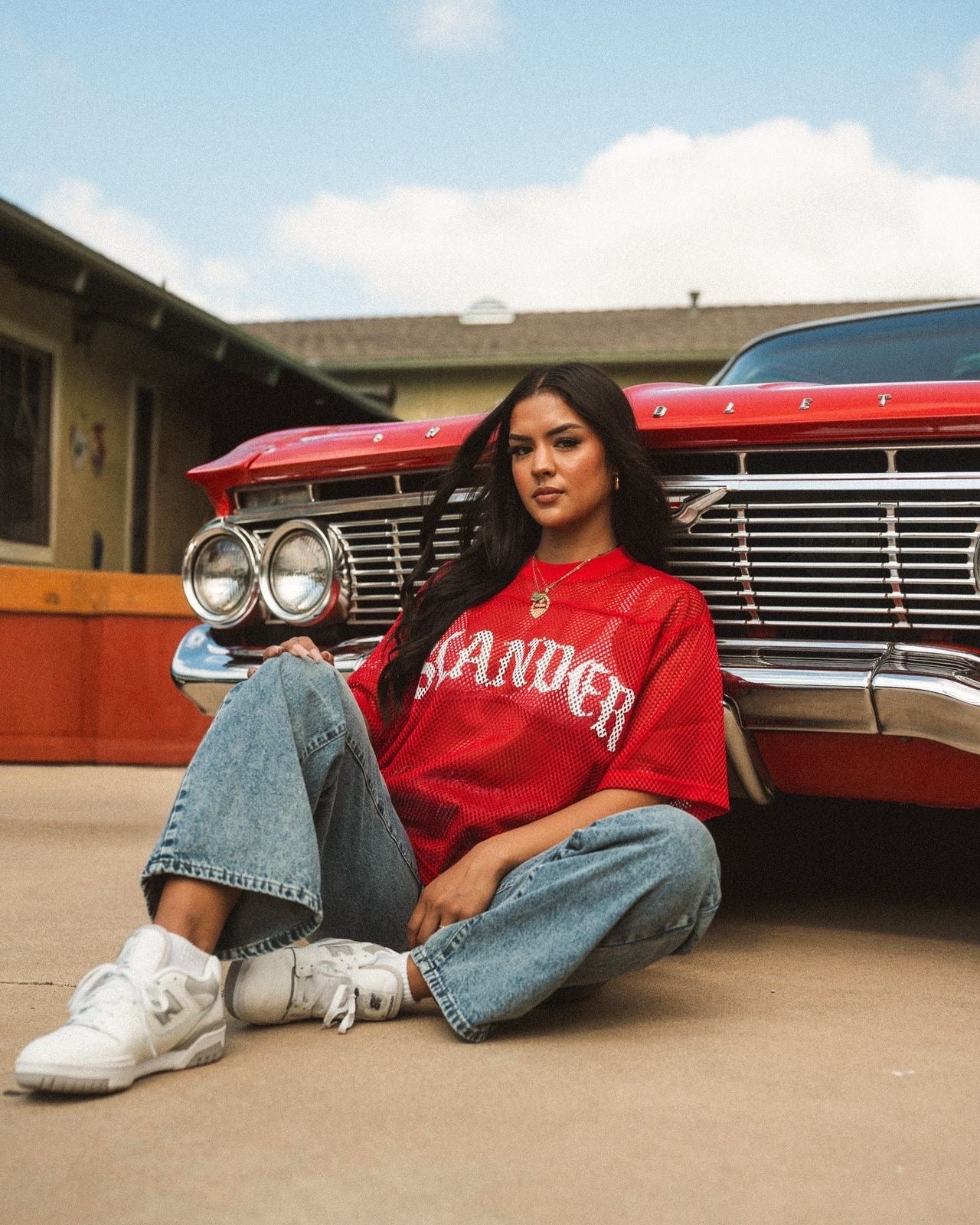 Islander Mesh Tee - Red