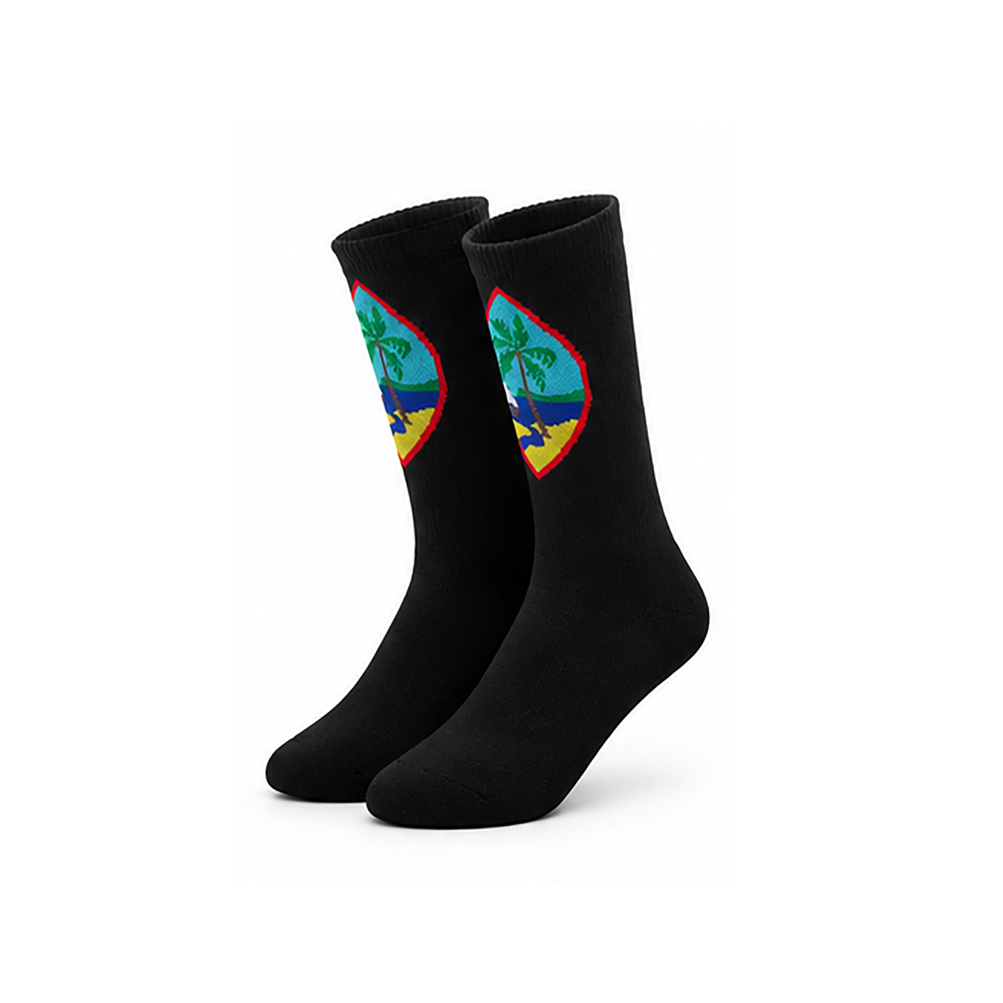 Guam Seal Socks (Black)