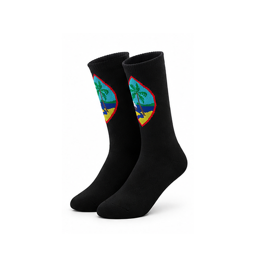 Guam Seal Socks (Black)