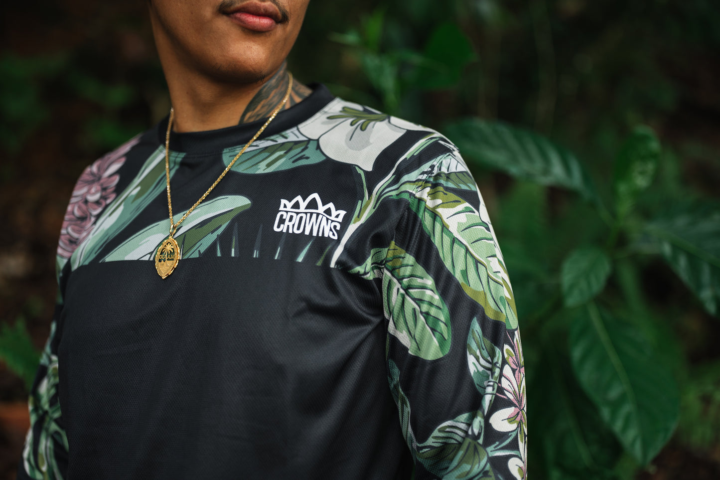 Mesh Longsleeve Drifit - Tropical Ginger Shell