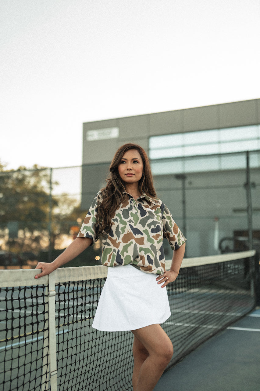 Solo Logo Performance Polo - Marianas Camo