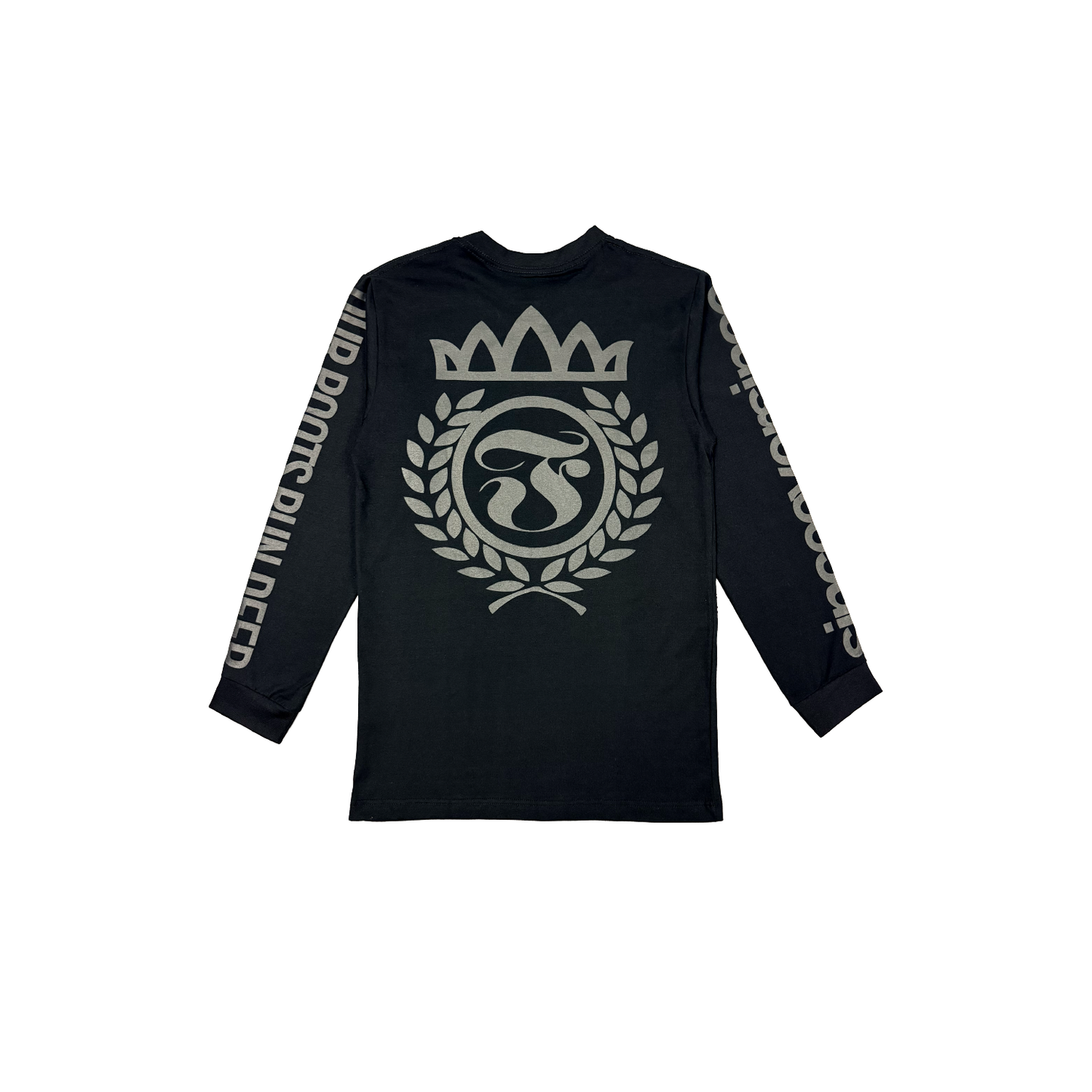 Hafa Adai Laurel L/S Tee - Black on Black