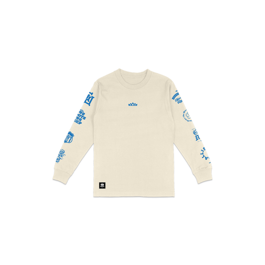 Mob Logo L/S Tee - Sand