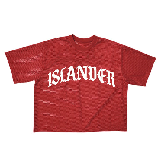 Islander Mesh Tee - Red