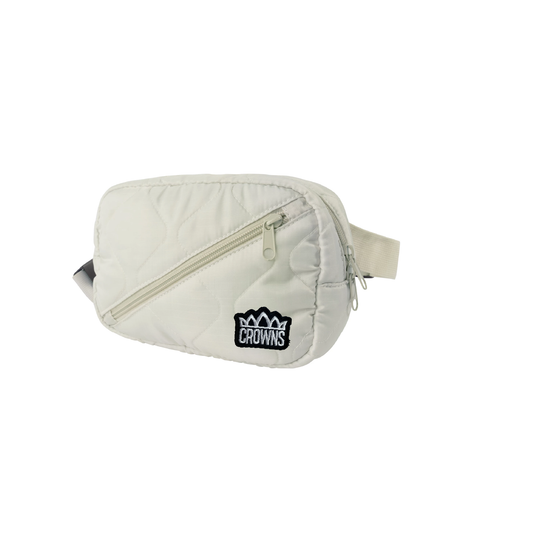 Crowns Crossbody Day Bag - Bone