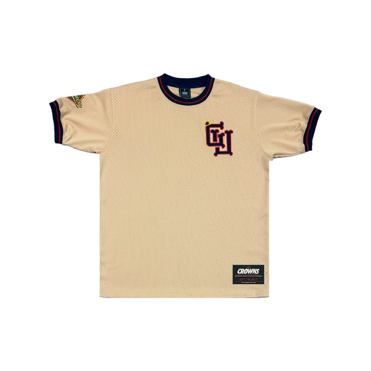 Team GU Angels Ball Jersey  - Beige w/ Navy