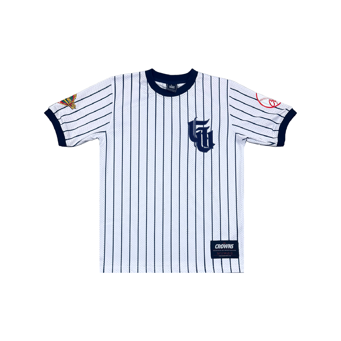 Team GU Yankee - Grey w/ Navy Pinstripe