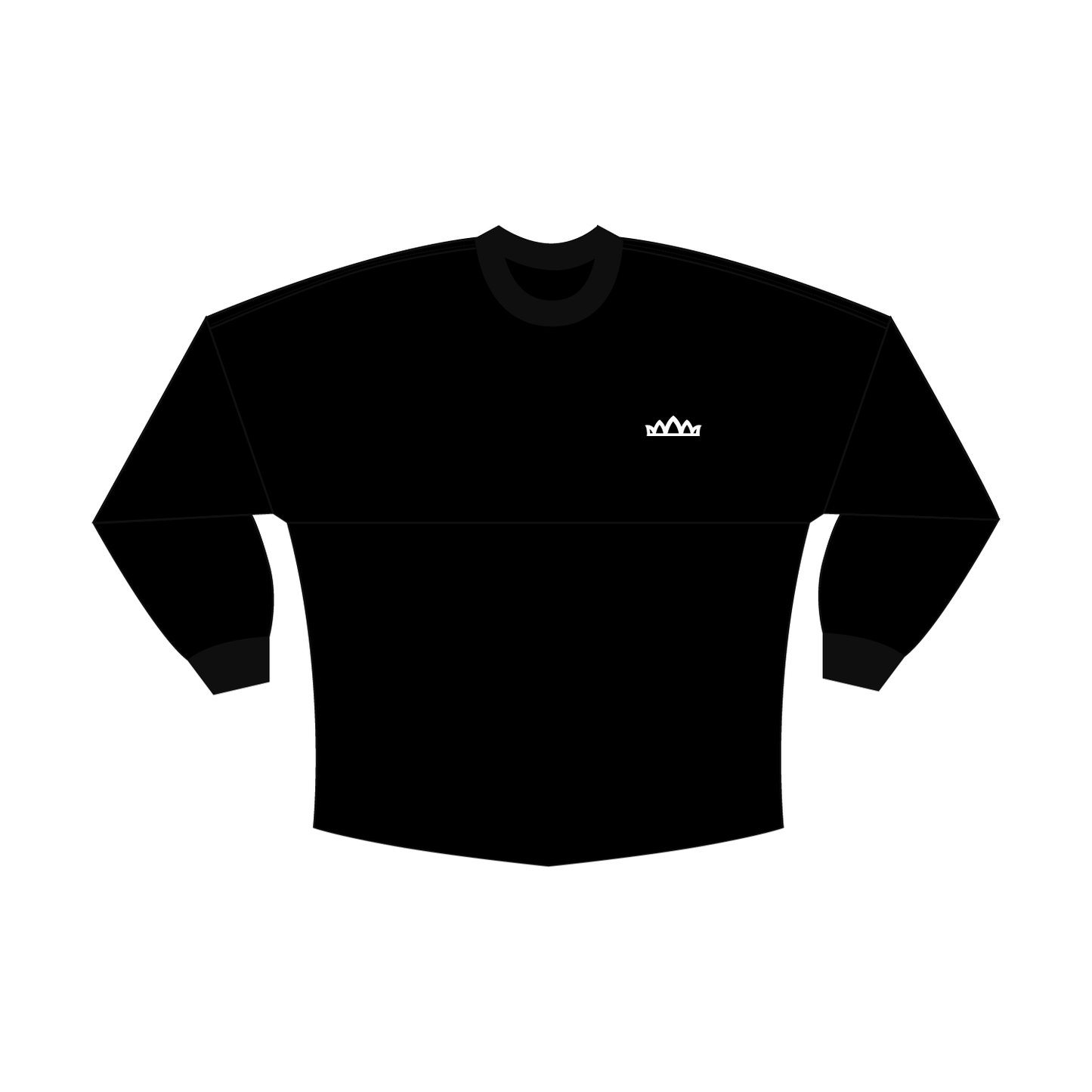 Hafa Adai Puff Print Jersey Crewneck - Black