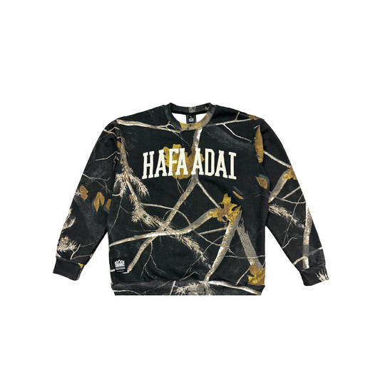 Hafa Adai Fleece Crewneck - DeepFall Camo