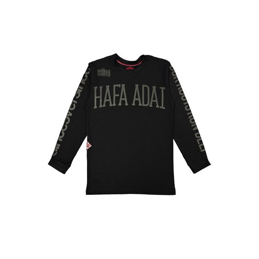 Hafa Adai Laurel L/S Tee - Black on Black