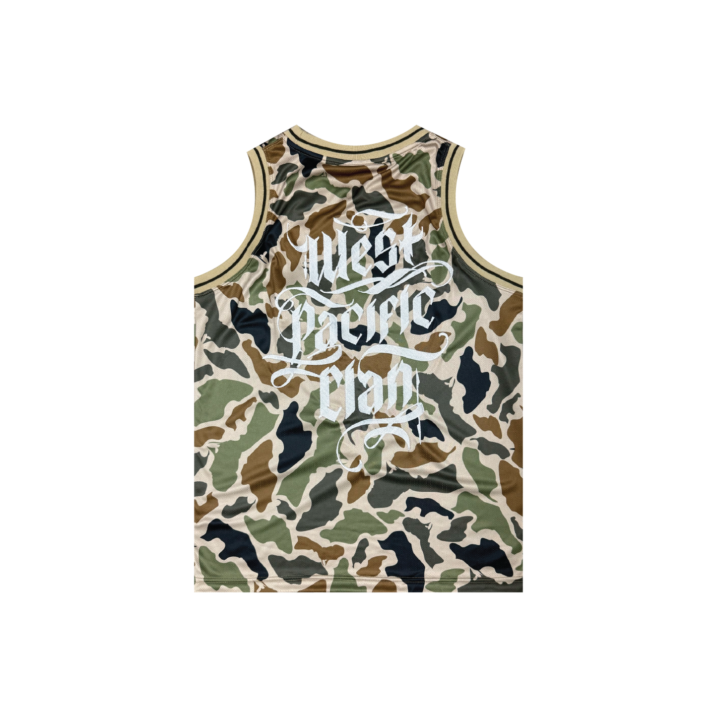 Solo Logo Mesh Jersey Tank - Marianas Camo