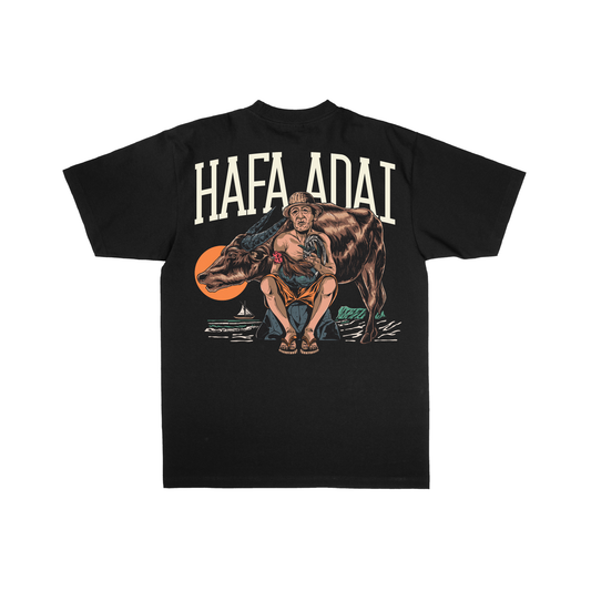 Hafa Adai Traditions Tee- Carabao (Black)