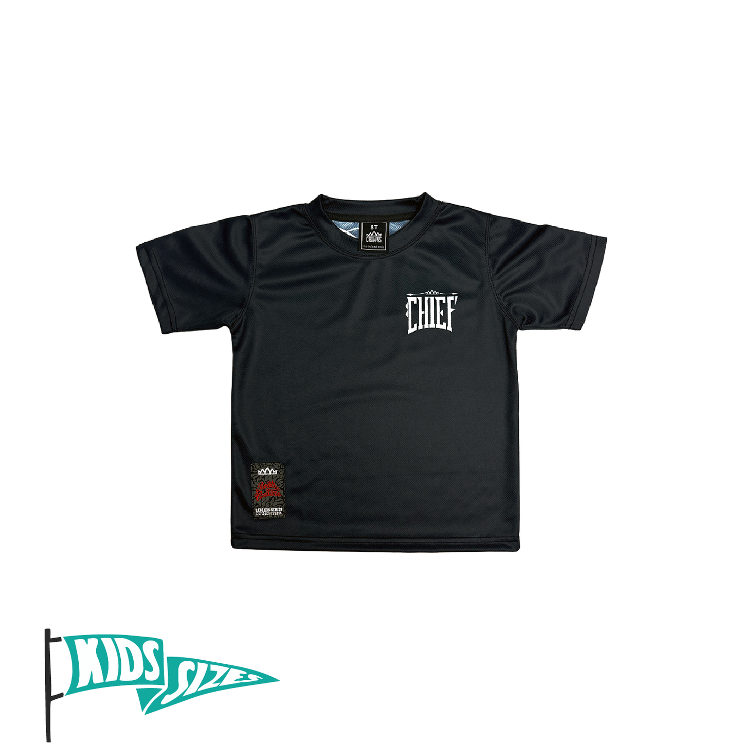 Chief Legends Youth Drifit S/S Tee- Black